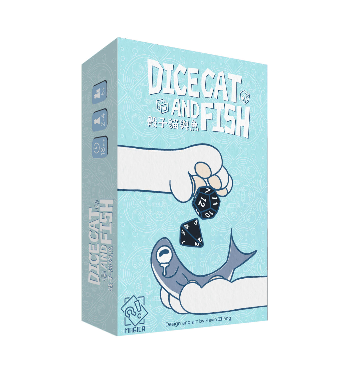 【免運】骰子貓與魚 Dicecat & Fish🎲😼 (繁體中文/English)