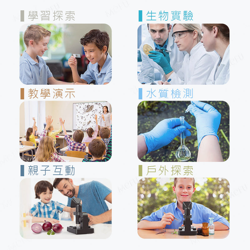 APEXEL 400~1600倍戶外便攜顯微鏡含座套組-APL-MS003