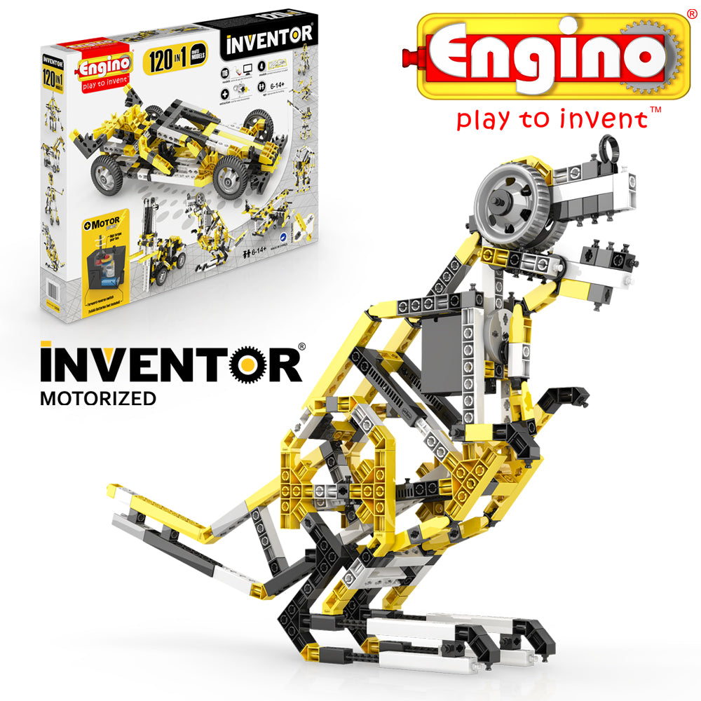 Engino 安捷積木| 發明者電動系列( 120 in 1 電動變形多組合款)