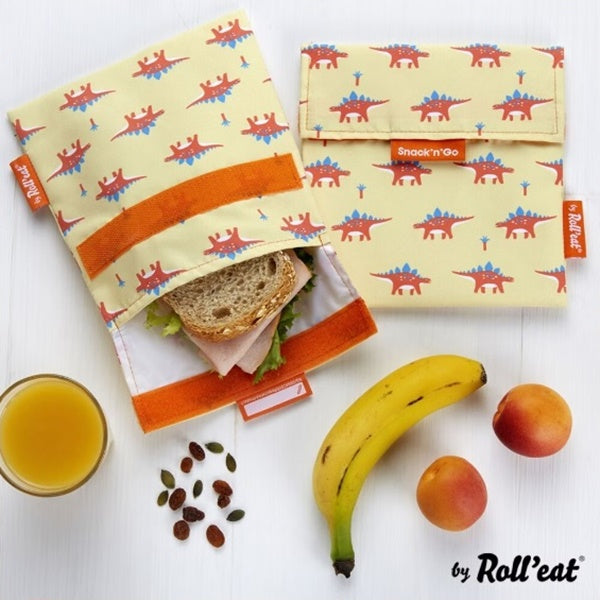 Roll'eat 西班牙吃貨零食袋-尺寸M-侏羅紀恐龍