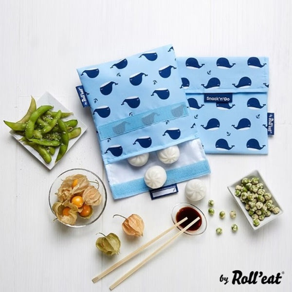 Roll'eat 西班牙食物袋組合(桶裝+吃貨) -小藍鯨款