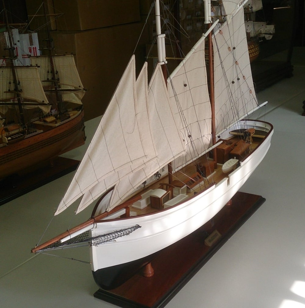 (手工.模型船)1883 WanderBird 漫步鳥|OMH博物館等級模型船(完成品)
