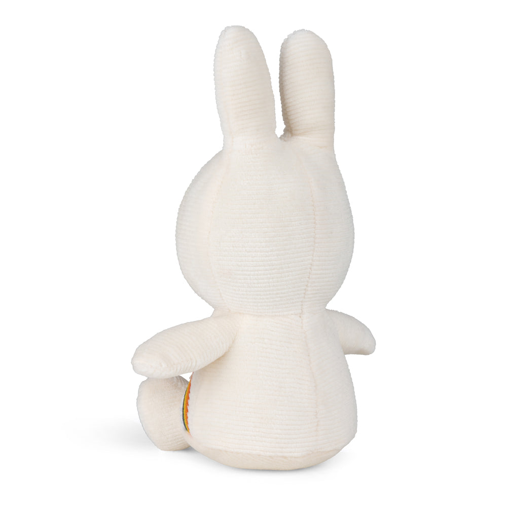 BON TON TOYS|Miffy米菲兔彩虹填充玩偶-象牙白 18cm