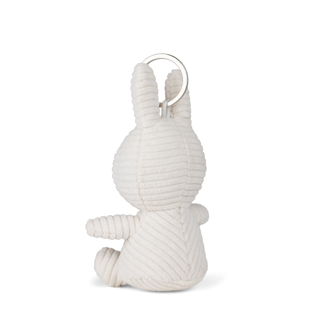 BON TON TOYS|Miffy米菲兔環保鬱金香鑰匙圈-象牙白 10cm
