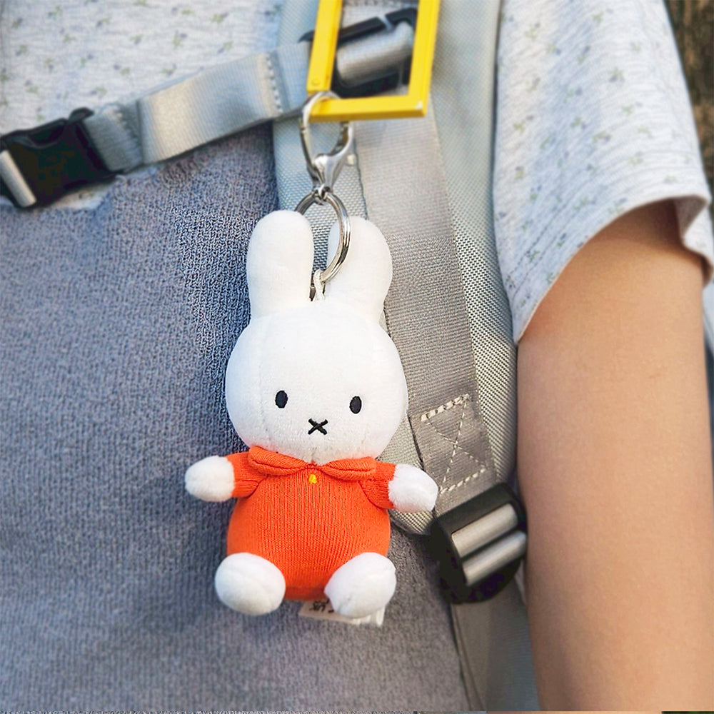 BON TON TOYS|Miffy米菲兔鑰匙圈-經典橘 10cm