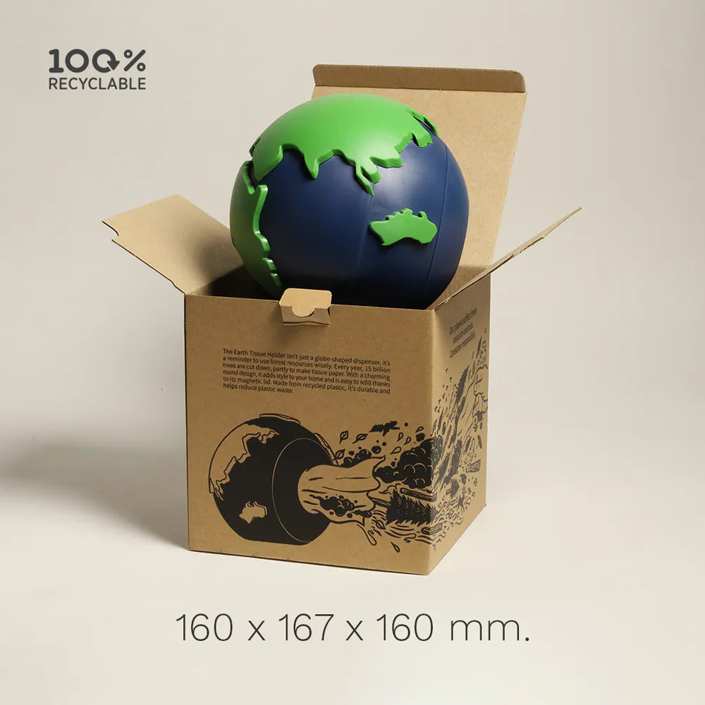 (任選二件95折)QUALY|愛地球-衛生紙盒