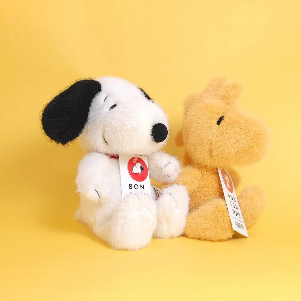 BON TON TOYS|Woodstock糊塗塌客環保毛絨玩偶-黃 15cm