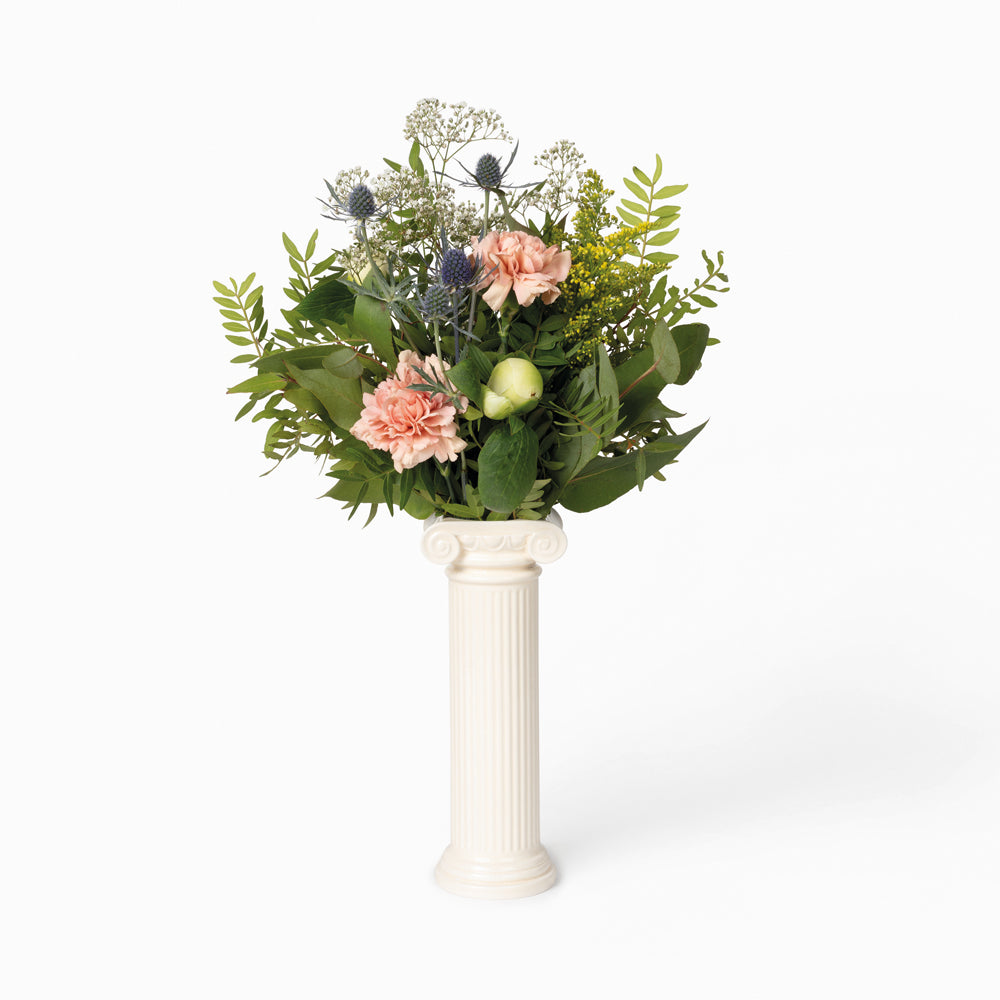 DOIY|羅馬柱花器(白)
