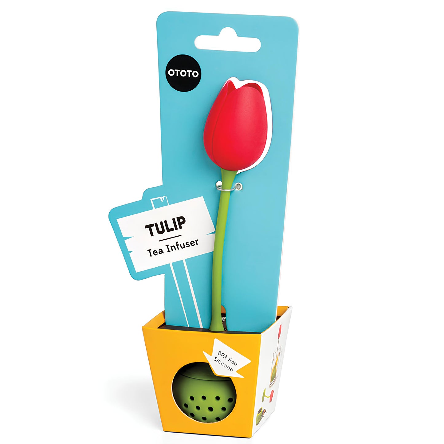 OTOTO|鬱金香球-泡茶器(紅)