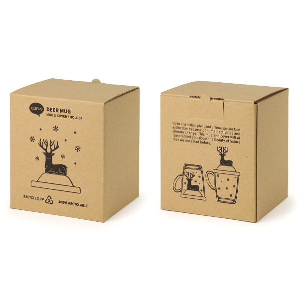 (任選二件95折)QUALY|森林鹿-馬克杯(二款)