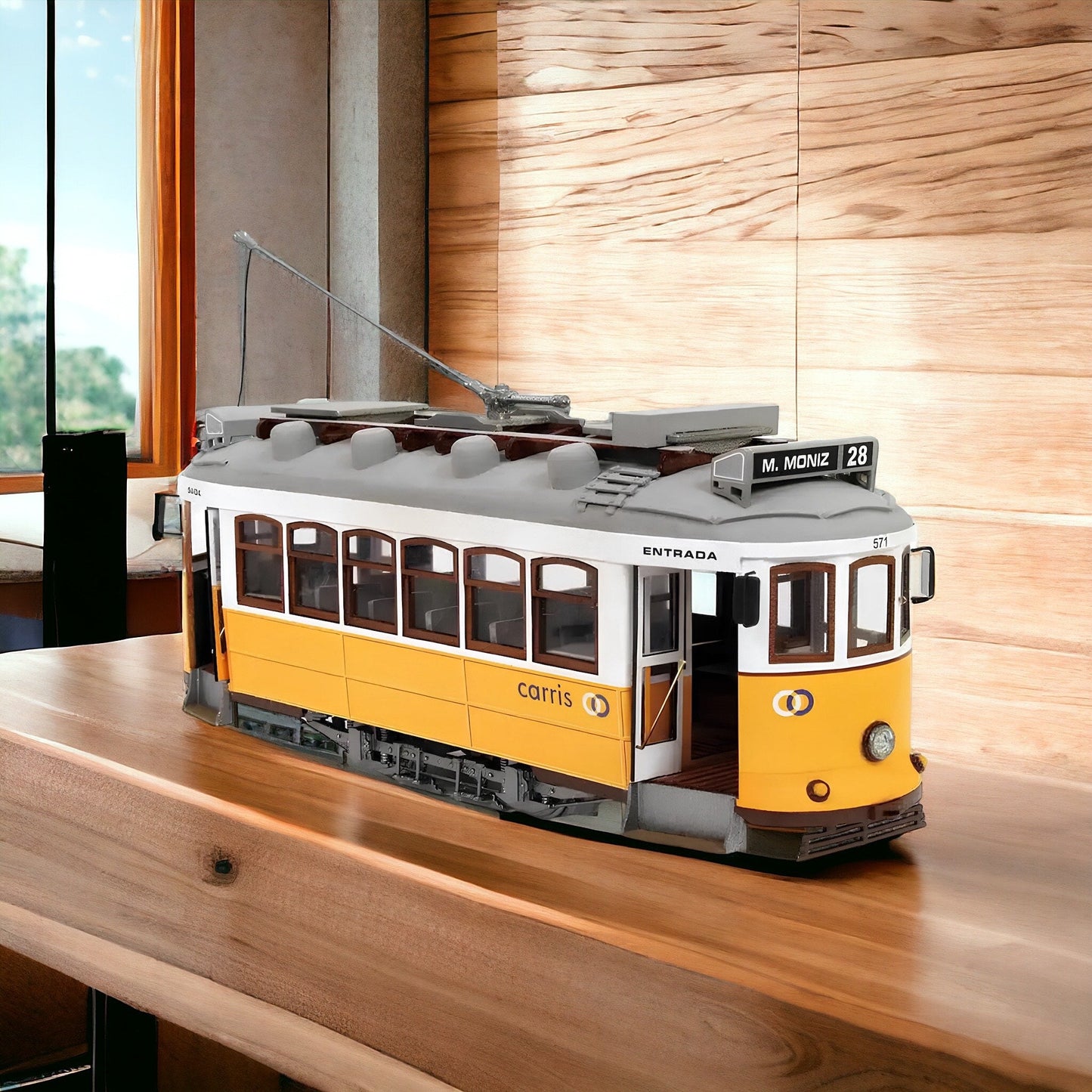 電車三兄弟套組83折送基座~ 奧克爾木質精品模型套組 | 難易度:中(已是最優折扣不參與任二件再95折活動)