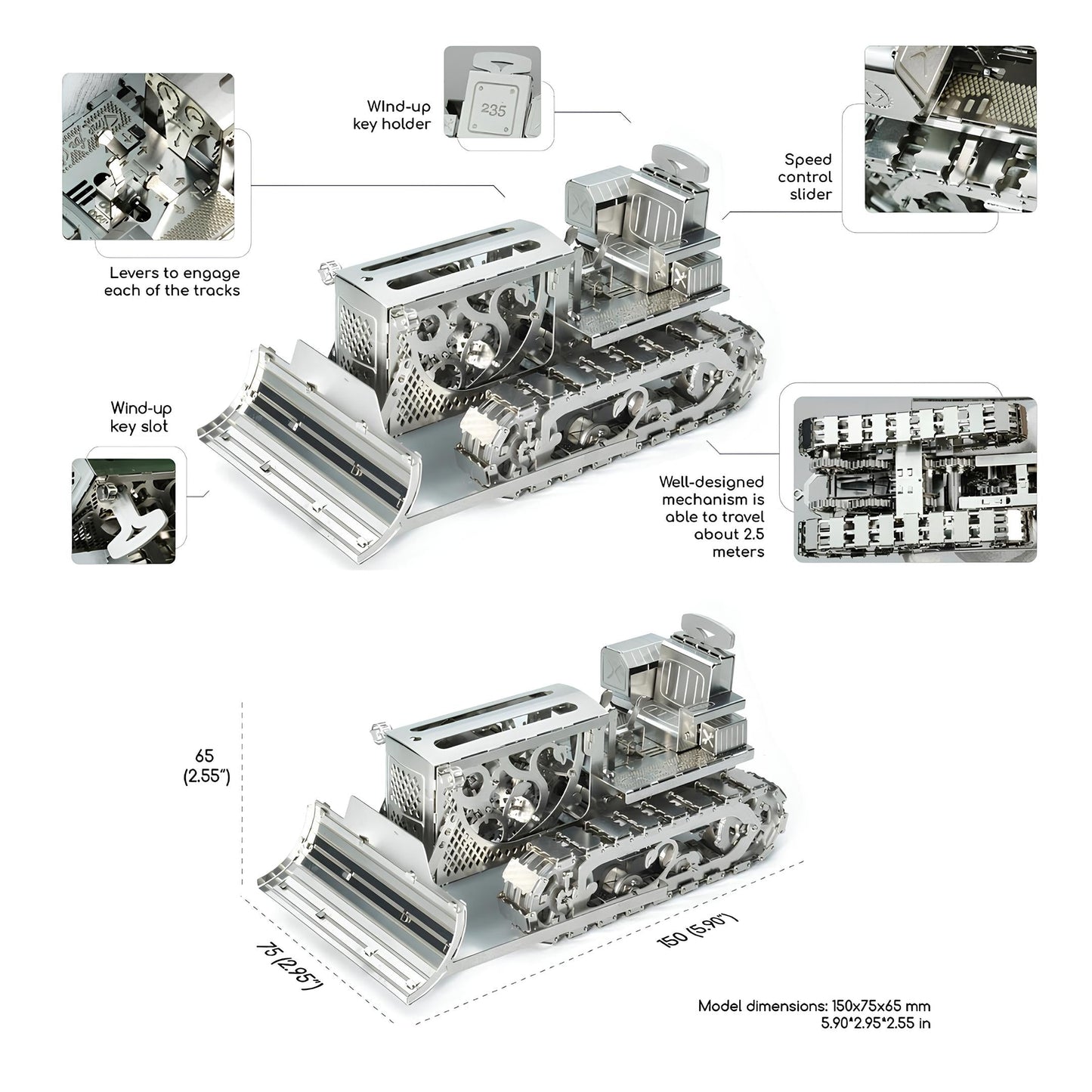 (年終特賣:任二件再95折,滿6000送T4M名片夾)T4M推土機賞玩版 B-DOZER(靜賞版)