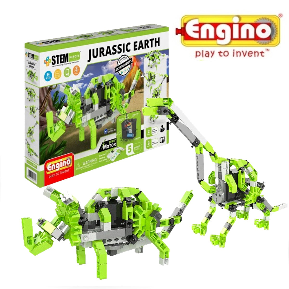 Engino 安捷積木|STEM Heroes英雄系列(侏儸紀Jurassic Earth)