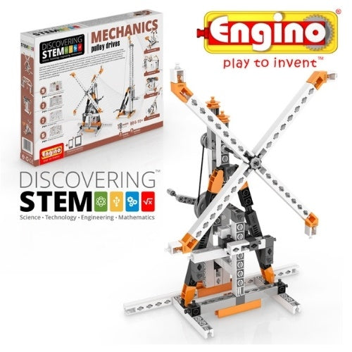 Engino 安捷積木| STEM發現者教育系列(皮帶輪驅動-高階)