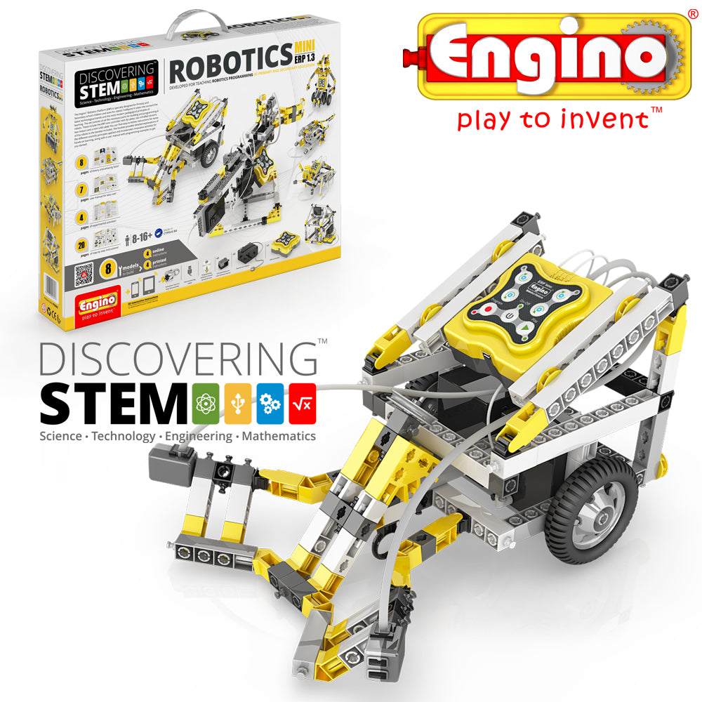 Engino安捷積木|STEM教育系列《編程互動機器人》初階版(附馬達)