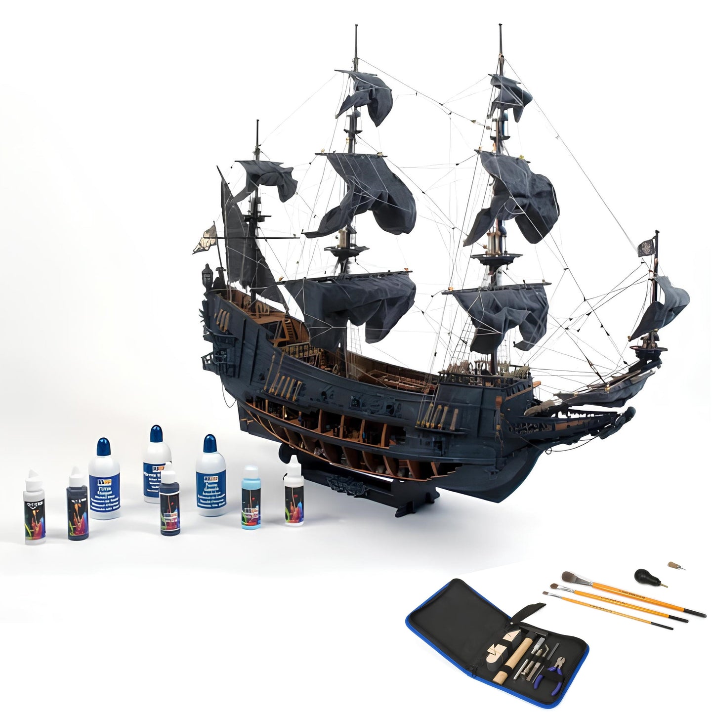 Flying Dutchman 飛翔荷蘭人號 - 奧克爾木質精品模型套組 | 難易度:中