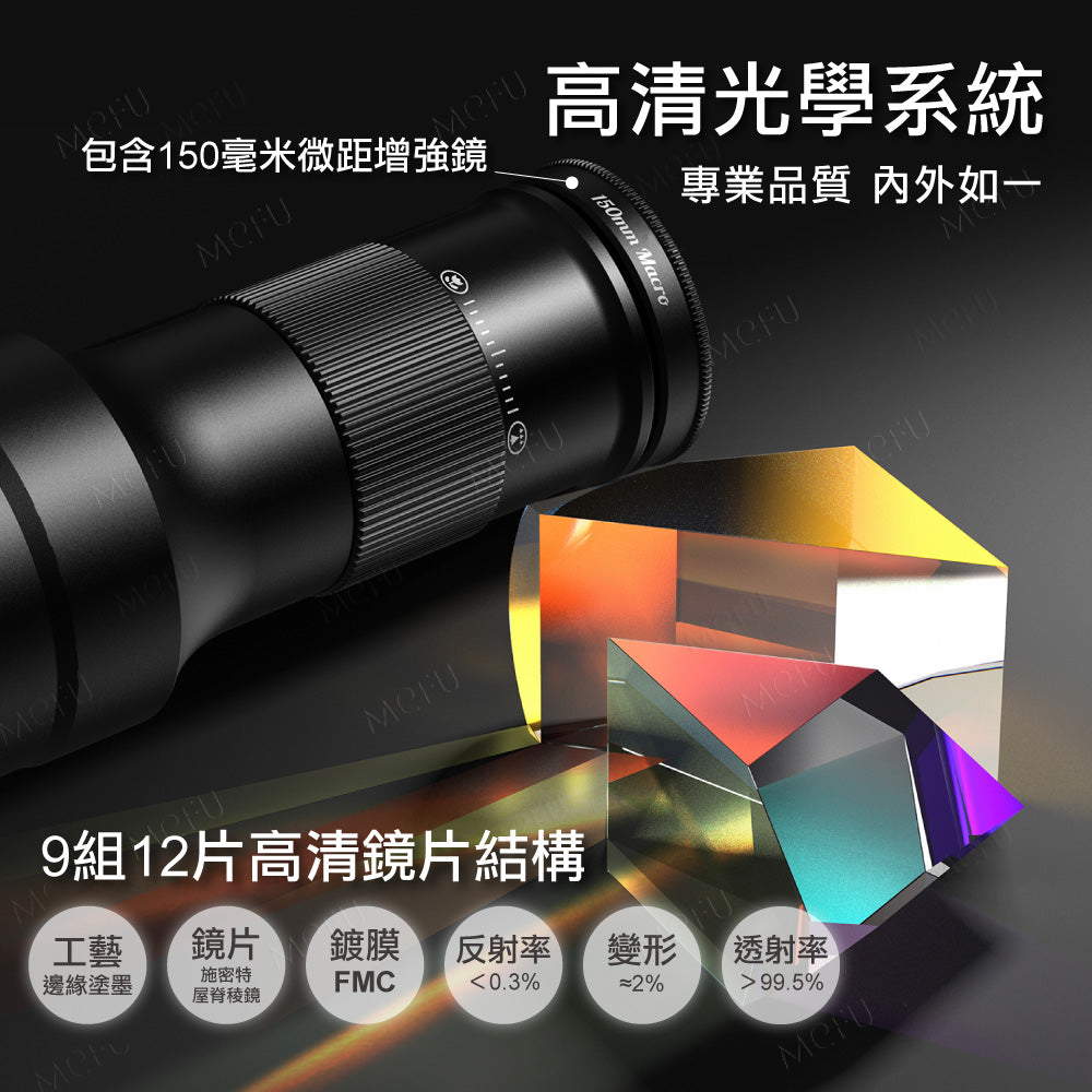 APEXEL TeleMacro 6 倍變焦 望遠鏡 微距 二合一鏡頭-APL-TM6