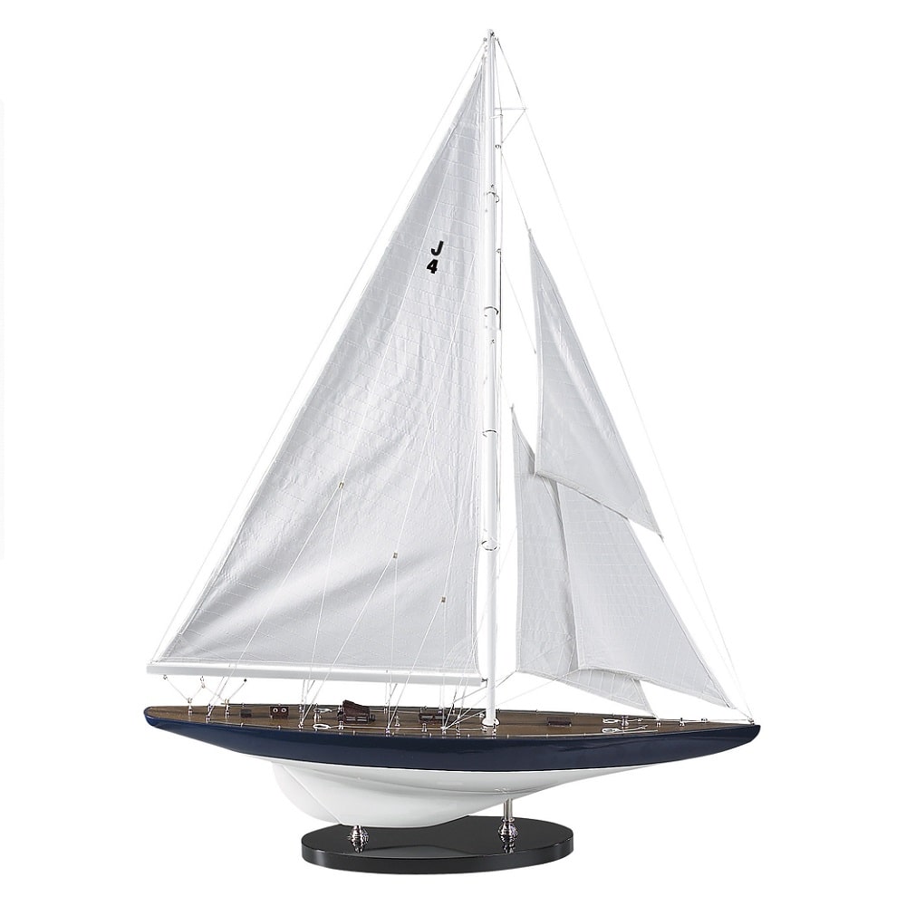 (預購77折只到7/31)實究家飾(Authentic Models) J 級古典帆船 – Rainbow(彩虹號),1934 | 手工模型船 1️⃣4️⃣號