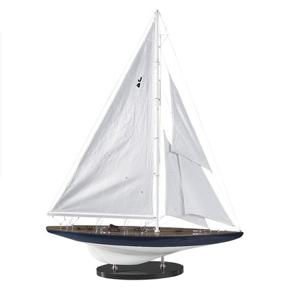 (預購77折只到7/31)實究家飾(Authentic Models) J 級古典帆船 – Rainbow(彩虹號),1934 | 手工模型船 1️⃣4️⃣號