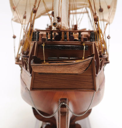 (手工．模型船)小獵犬號(HMS Beagle) – 英國皇家海軍｜OMH博物館等級模型船（完成品）