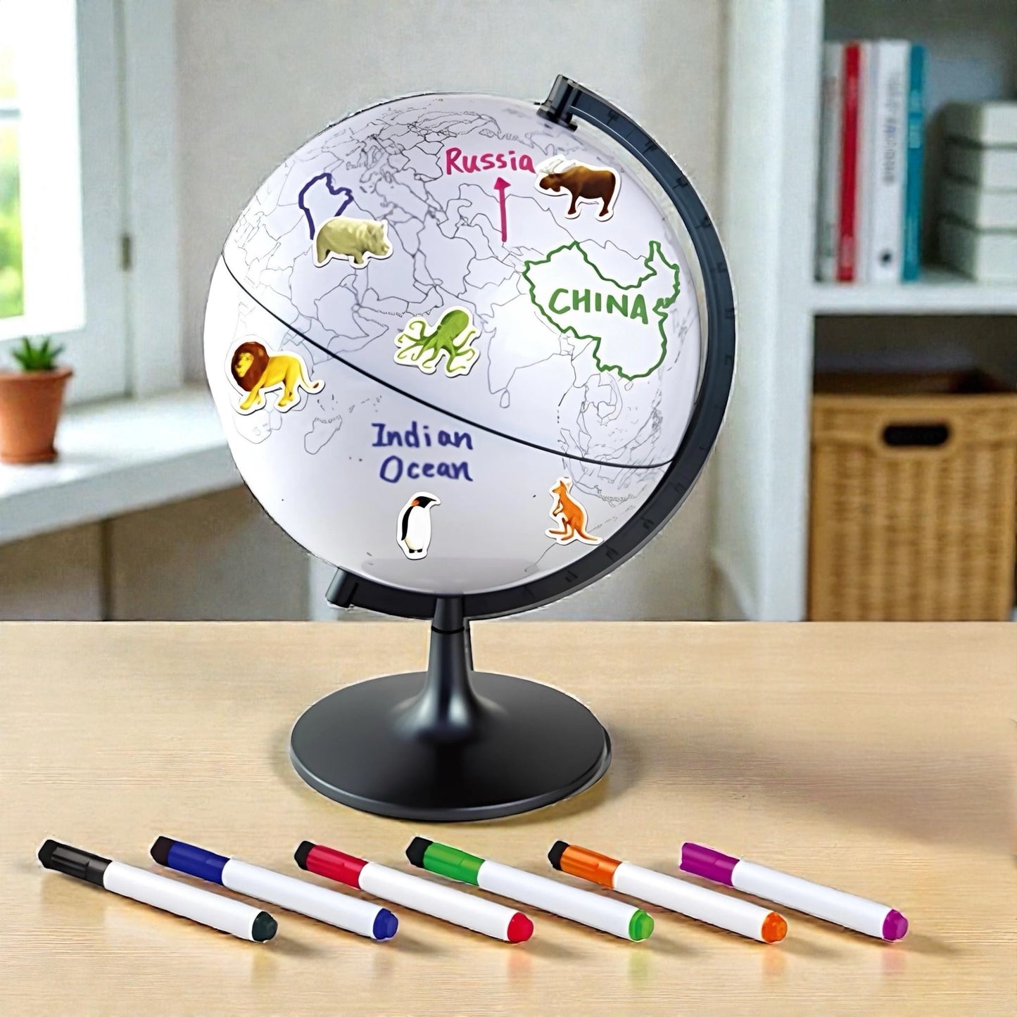 88折～給孩子的第一顆地球儀《國家與生態地球儀》
