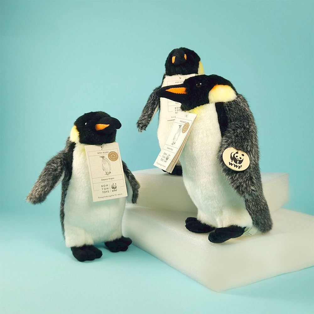 BON TON TOYS x WWF｜皇帝企鵝填充玩偶-20cm