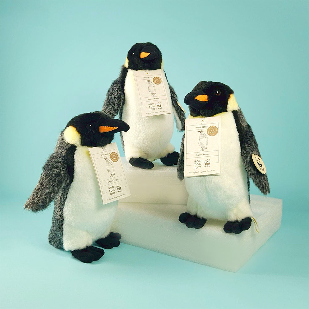 BON TON TOYS x WWF｜皇帝企鵝填充玩偶-20cm