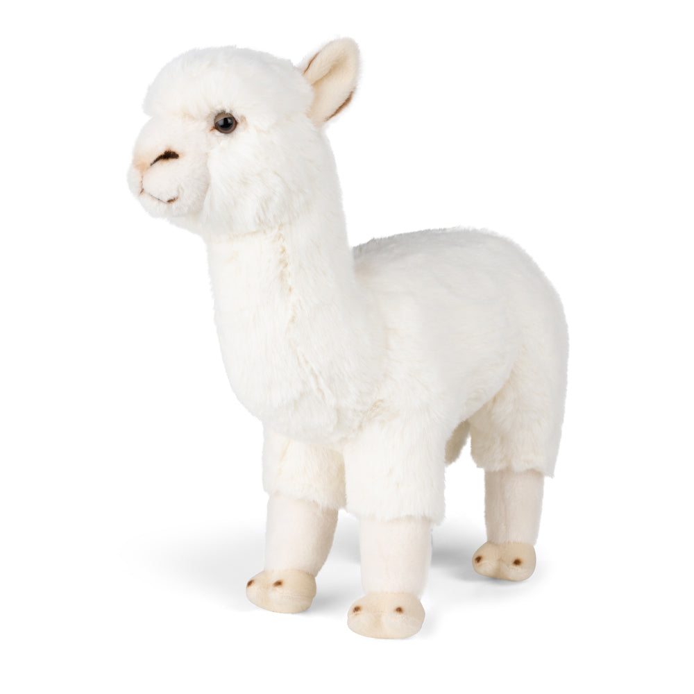 BON TON TOYS x WWF｜ECO環保羊駝玩偶-白 31cm