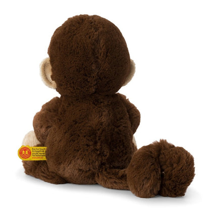 BON TON TOYS x WWF｜ECO環保猴子玩偶-馬果 咖啡 29cm