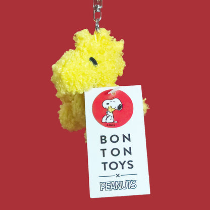 BON TON TOYS｜Woodstock糊塗塌客環保填充鑰匙圈-黃 7cm