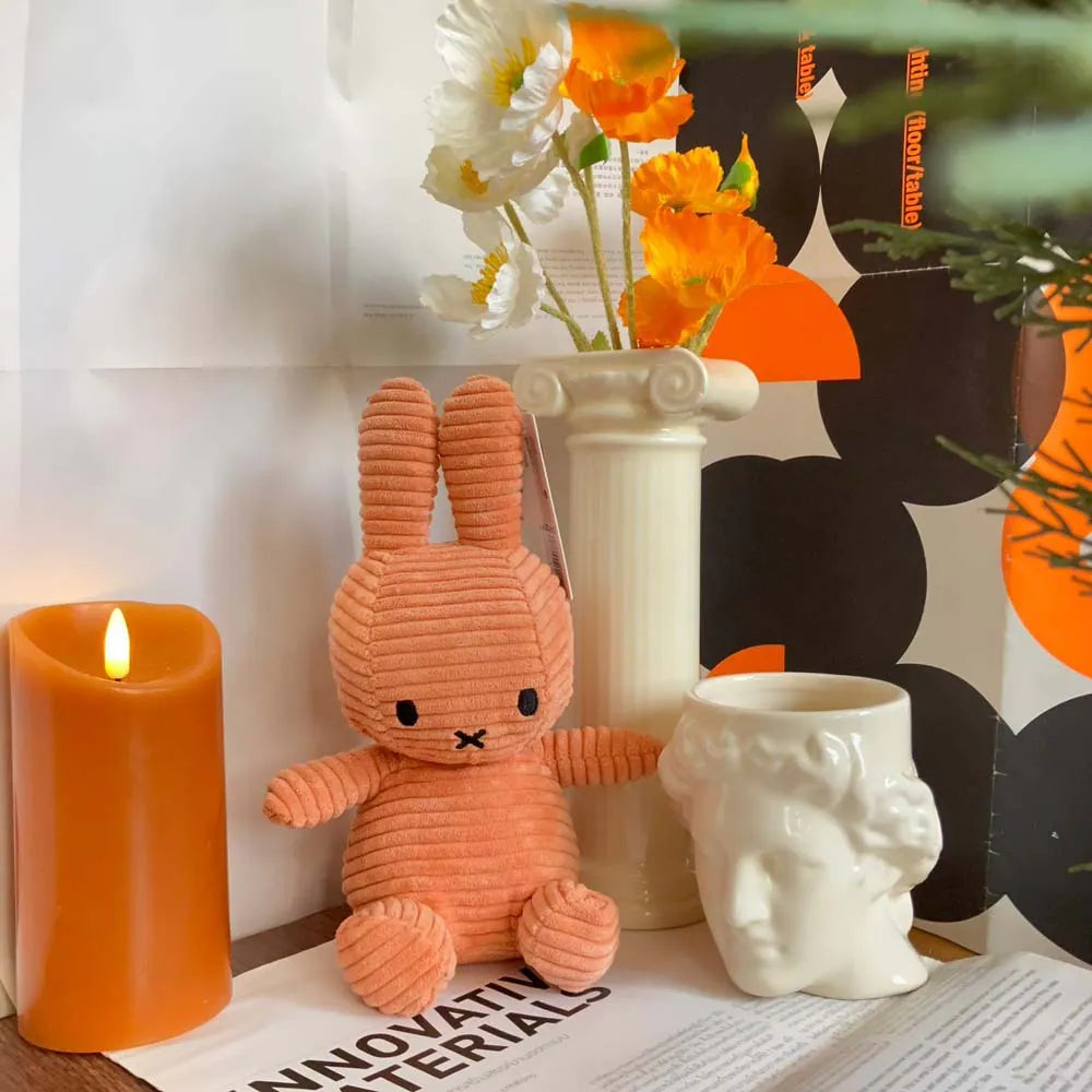 BON TON TOYS｜Miffy米菲兔ECO燈芯絨填充玩偶-南瓜
