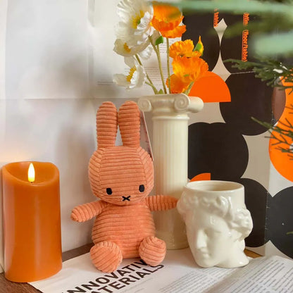 BON TON TOYS｜Miffy米菲兔ECO燈芯絨填充玩偶-南瓜