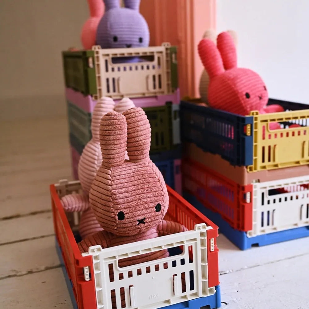 BON TON TOYS｜Miffy米菲兔ECO燈芯絨填充玩偶-玫瑰粉