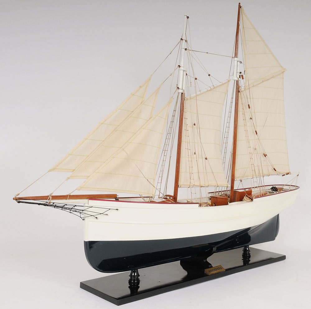 (手工．模型船)1883 WanderBird 漫步鳥｜OMH博物館等級模型船（完成品）