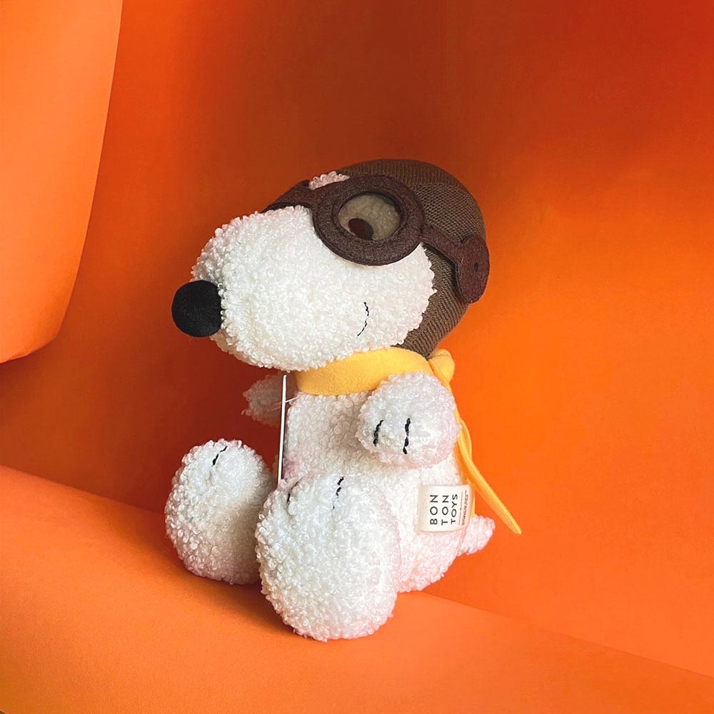 BON TON TOYS｜Snoopy史努比填充玩偶-飛行員 20cm