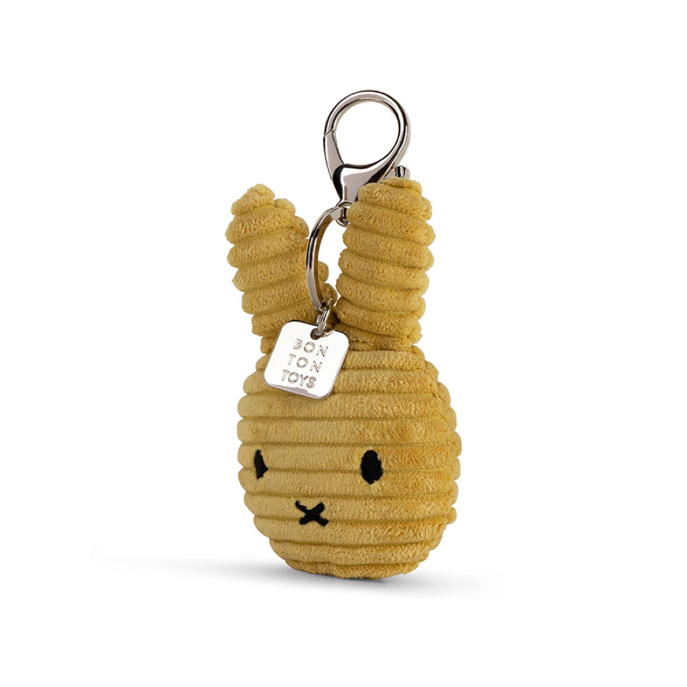 BON TON TOYS｜Miffy拍拍米菲兔ECO燈芯絨鑰匙圈-10cm