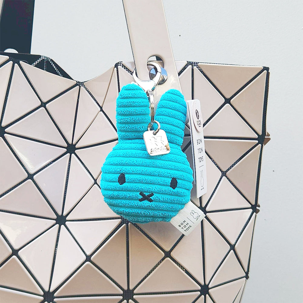 BON TON TOYS｜Miffy拍拍米菲兔ECO燈芯絨鑰匙圈-10cm