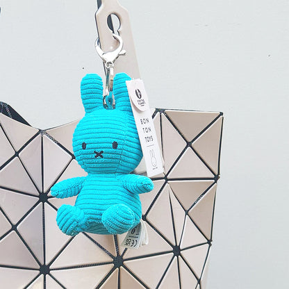 BON TON TOYS｜Miffy米菲兔ECO燈芯絨鑰匙圈-10cm