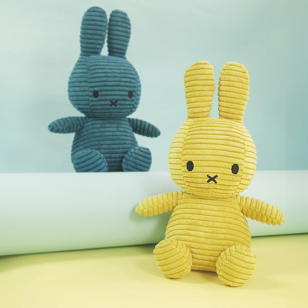 BON TON TOYS｜Miffy米菲兔ECO燈芯絨填充玩偶-限量版 北海藍 23cm
