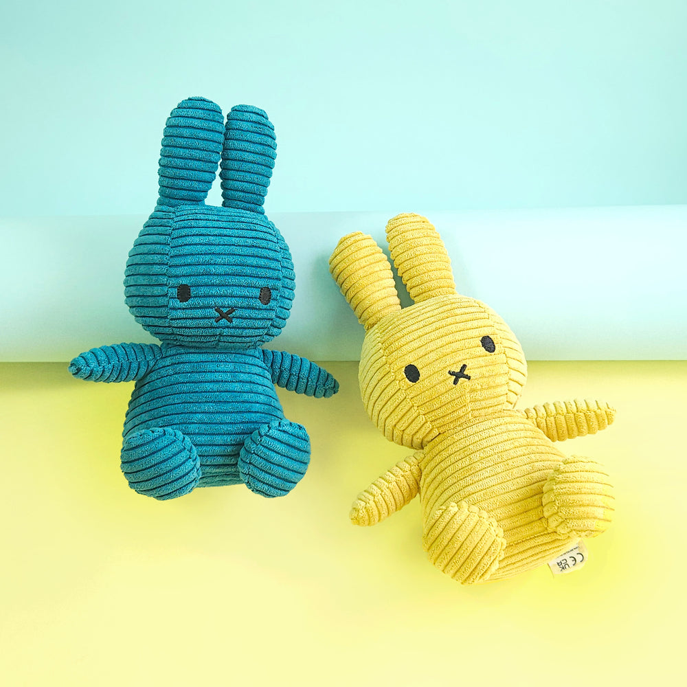 BON TON TOYS｜Miffy米菲兔ECO燈芯絨填充玩偶-限量版 北海藍 23cm