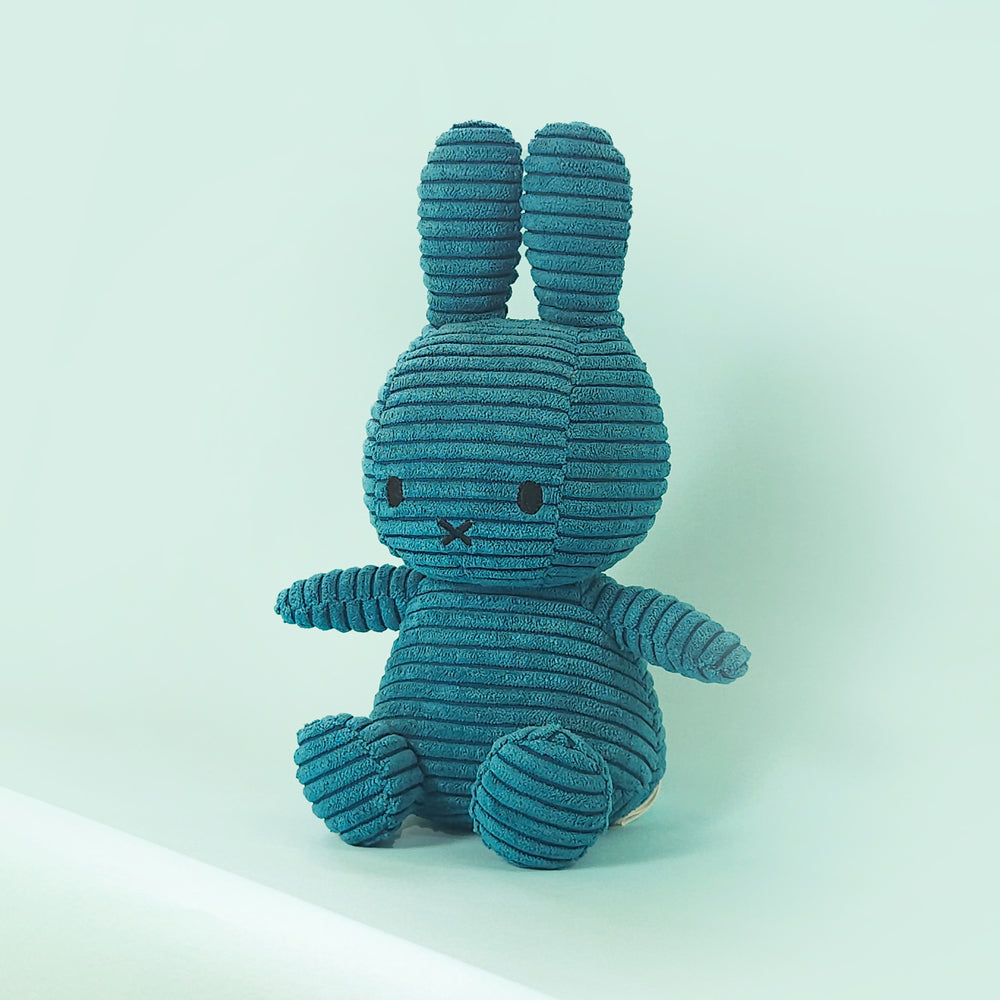 BON TON TOYS｜Miffy米菲兔ECO燈芯絨填充玩偶-限量版 北海藍 23cm