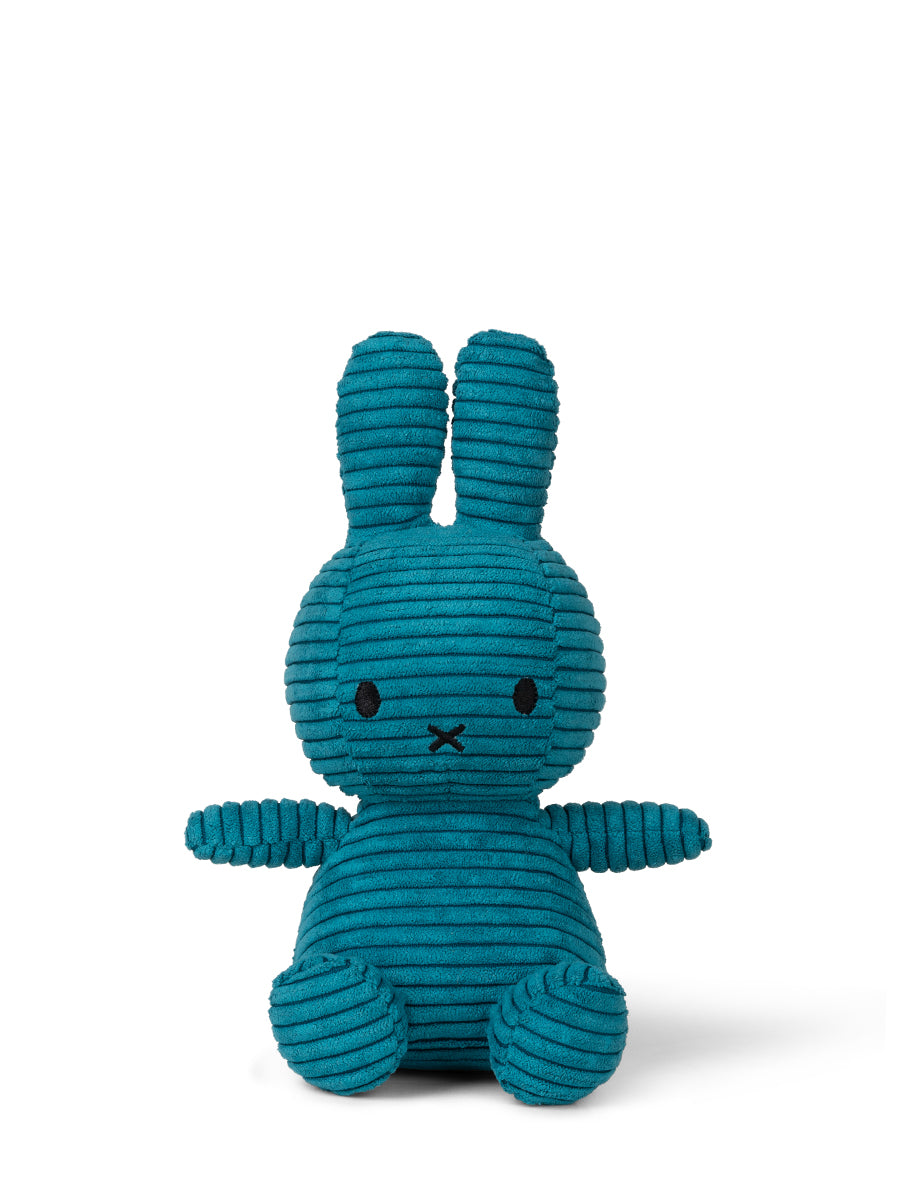 BON TON TOYS｜Miffy米菲兔ECO燈芯絨填充玩偶-限量版 北海藍 23cm
