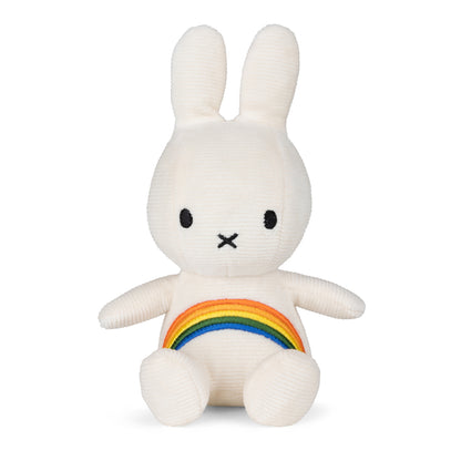 BON TON TOYS｜Miffy米菲兔彩虹填充玩偶-象牙白 18cm