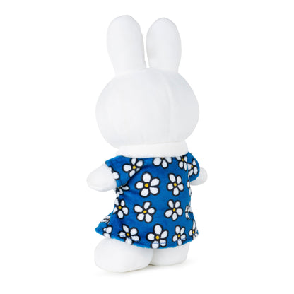 BON TON TOYS｜Miffy米菲兔填充玩偶-碎花洋裝 藍 24cm