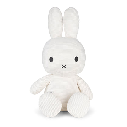 BON TON TOYS｜Miffy米菲兔ECO燈芯絨填充玩偶-白（4種尺寸）