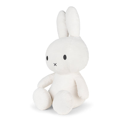 BON TON TOYS｜Miffy米菲兔ECO燈芯絨填充玩偶-白（4種尺寸）
