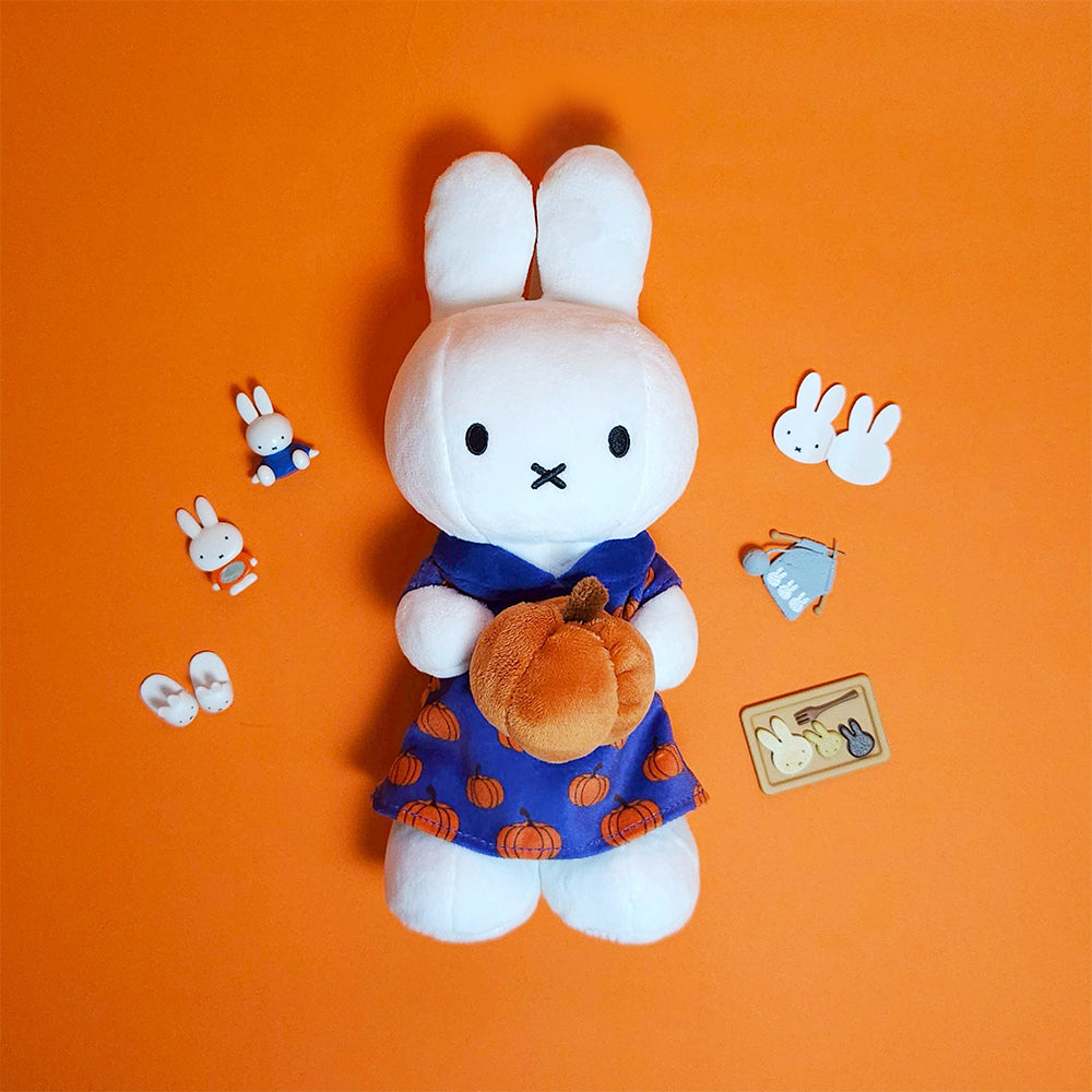 BON TON TOYS｜Miffy米菲兔填充玩偶-南瓜洋裝 24cm