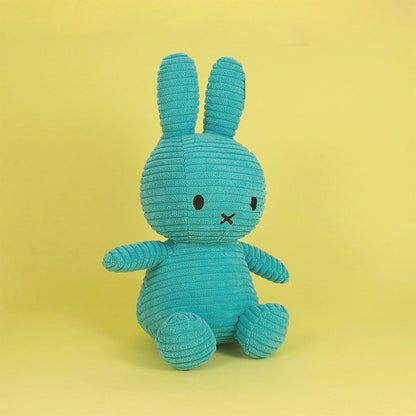 BON TON TOYS｜Miffy米菲兔ECO燈芯絨填充玩偶-限量版 藍綠 23cm