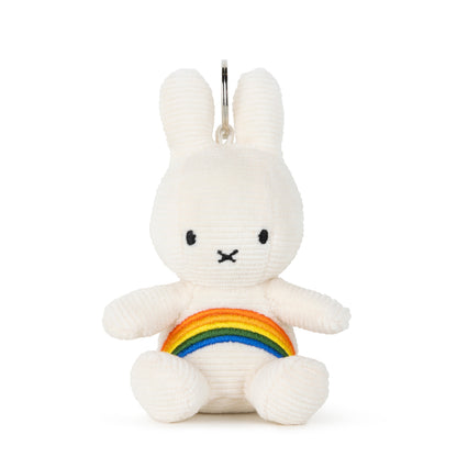 BON TON TOYS｜Miffy米菲兔彩虹鑰匙圈-象牙白 10cm