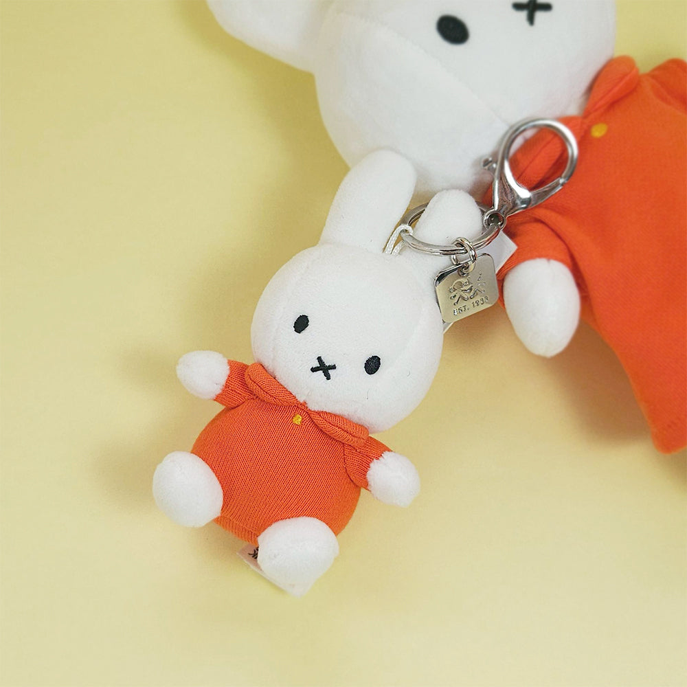 BON TON TOYS｜Miffy米菲兔鑰匙圈-經典橘 10cm
